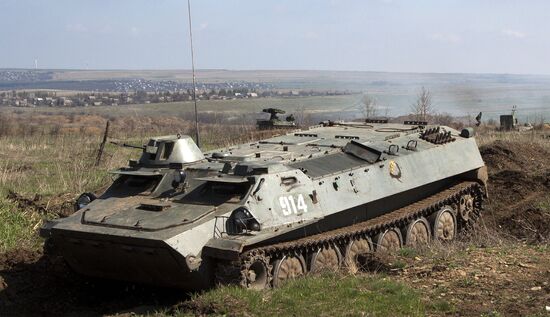 LPR People’s Militia holds military exercises