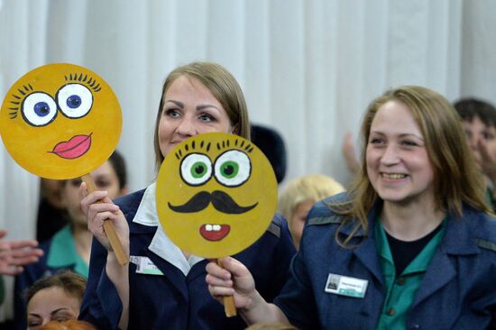 Miss Spring beauty contest in Mari El prison colony