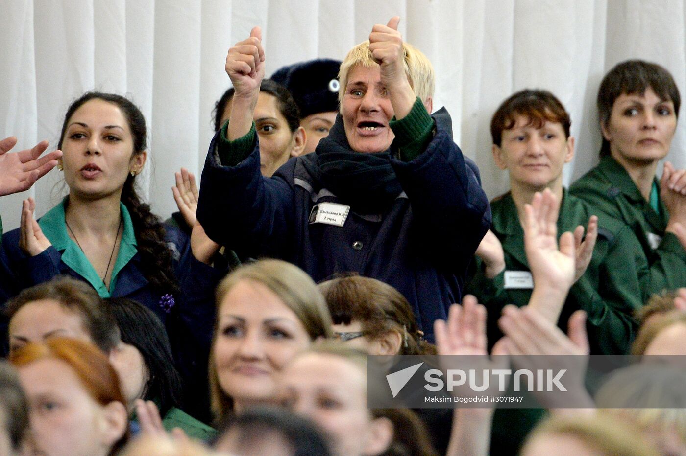 Miss Spring beauty contest in Mari El prison colony