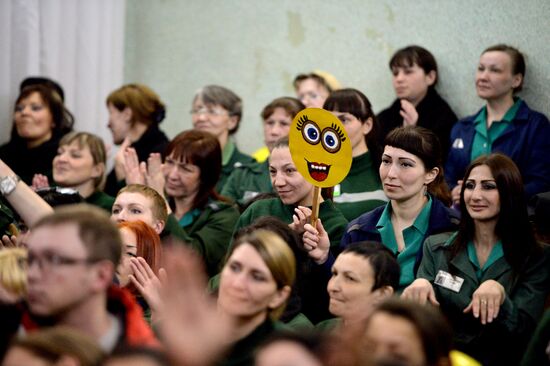 Miss Spring beauty contest in Mari El prison colony