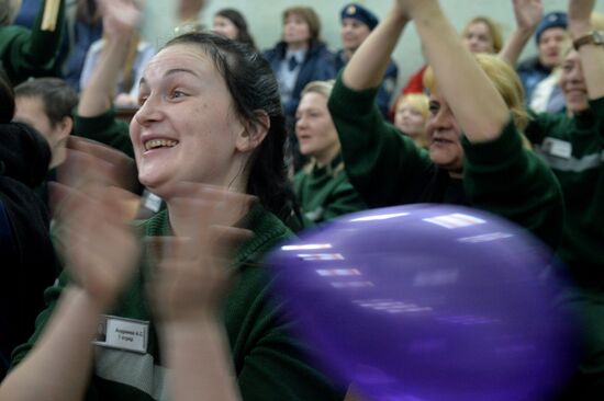 Miss Spring beauty contest in Mari El prison colony