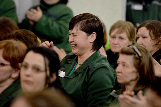Miss Spring beauty contest in Mari El prison colony