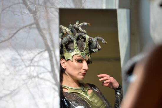 Miss Spring beauty contest in Mari El prison colony