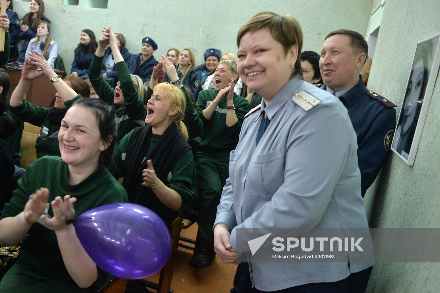 Miss Spring beauty contest in Mari El prison colony