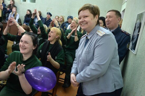 Miss Spring beauty contest in Mari El prison colony