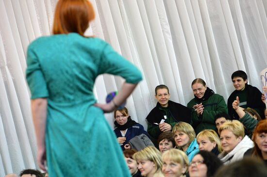 Miss Spring beauty contest in Mari El prison colony