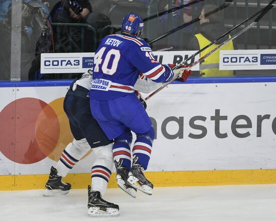 Kontinental Hockey League. SKA vs. Metallurg Magnitogorsk