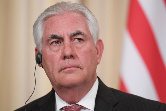 News conference by Russian Foreign Minister Sergei Lavrov and U.S. Secretary of State Rex Tillerson