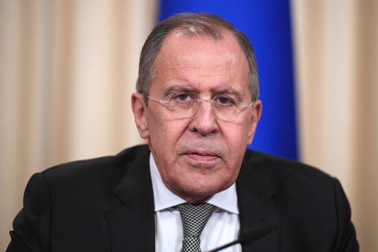 News conference by Russian Foreign Minister Sergei Lavrov and U.S. Secretary of State Rex Tillerson