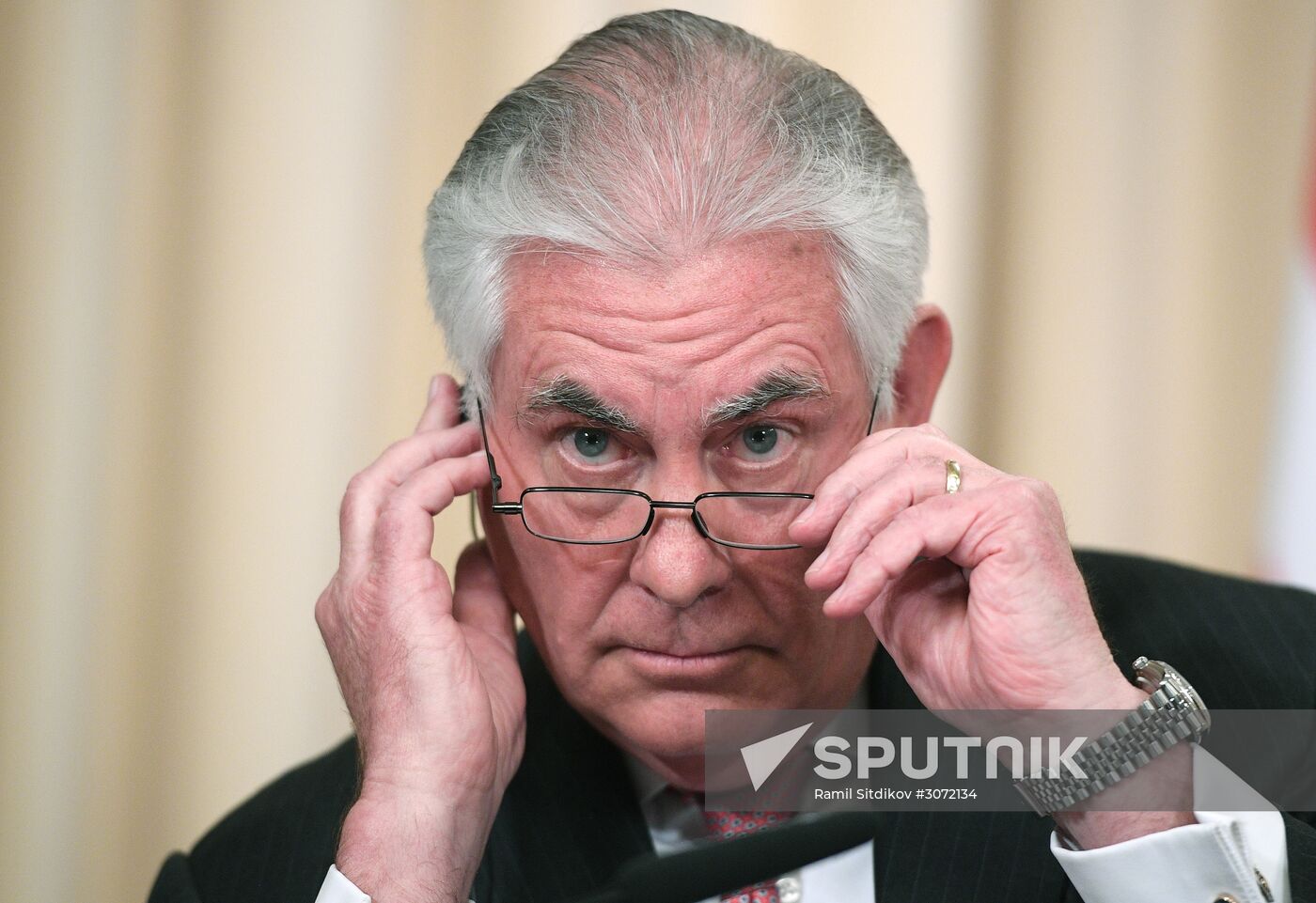 News conference by Russian Foreign Minister Sergei Lavrov and U.S. Secretary of State Rex Tillerson