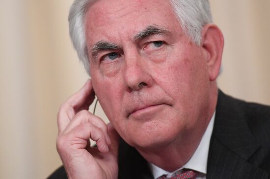 News conference by Russian Foreign Minister Sergei Lavrov and U.S. Secretary of State Rex Tillerson