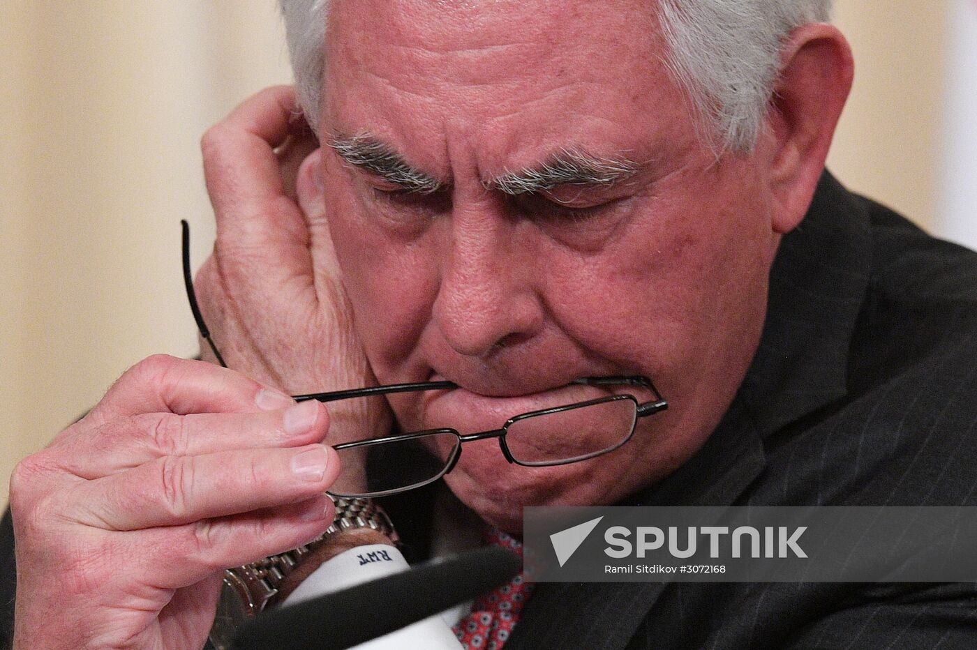 News conference by Russian Foreign Minister Sergei Lavrov and U.S. Secretary of State Rex Tillerson