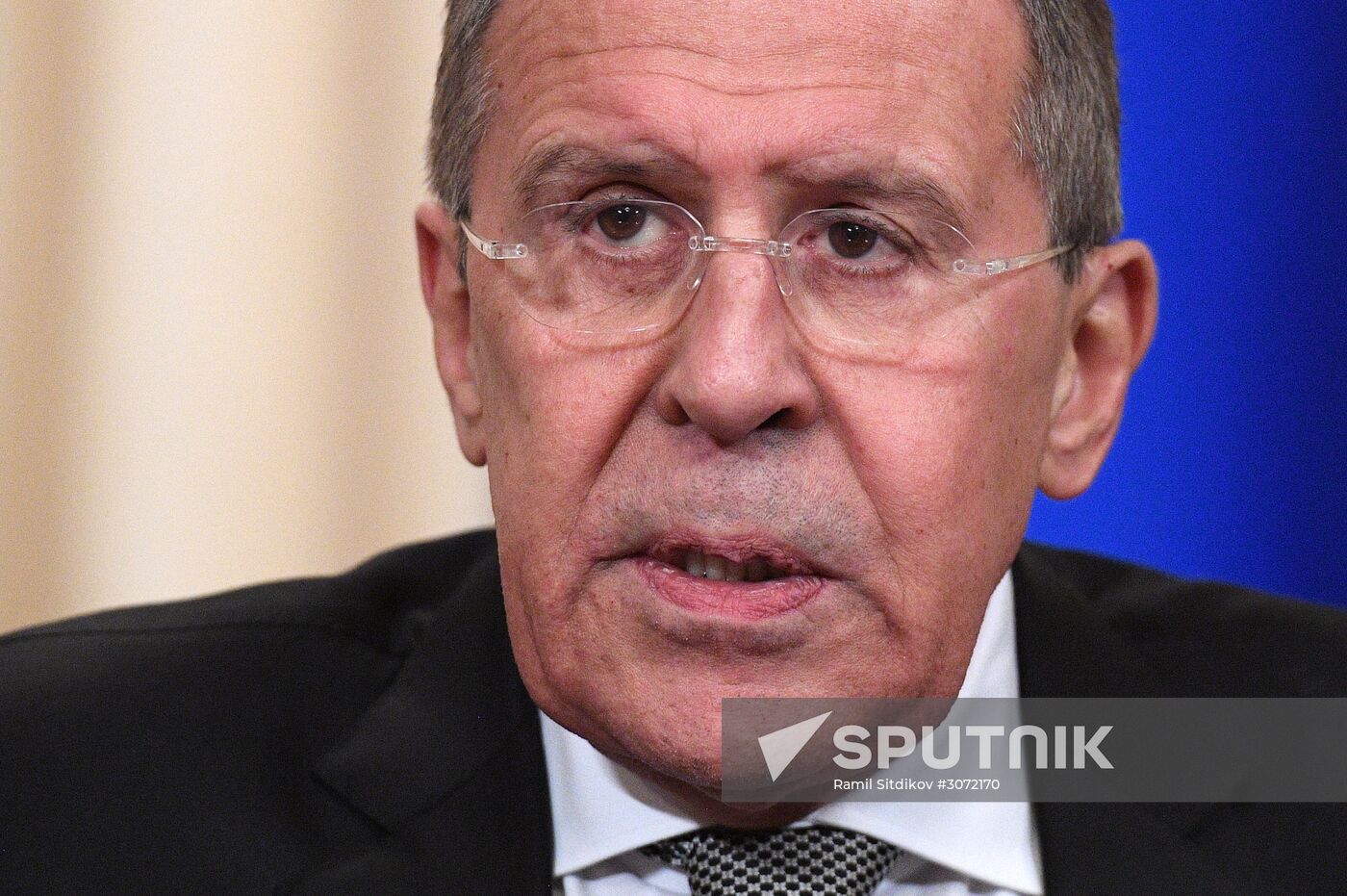 News conference by Russian Foreign Minister Sergei Lavrov and U.S. Secretary of State Rex Tillerson