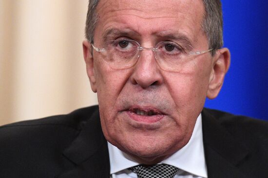 News conference by Russian Foreign Minister Sergei Lavrov and U.S. Secretary of State Rex Tillerson