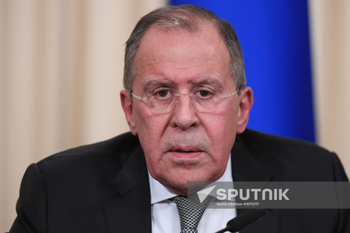 News conference by Russian Foreign Minister Sergei Lavrov and U.S. Secretary of State Rex Tillerson