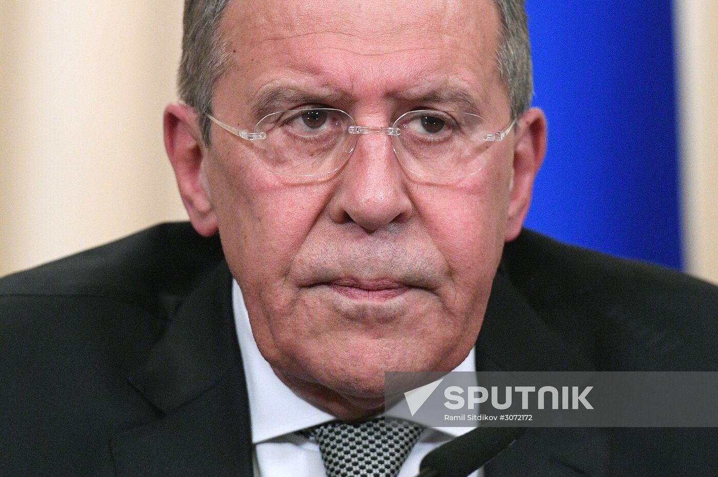 News conference by Russian Foreign Minister Sergei Lavrov and U.S. Secretary of State Rex Tillerson