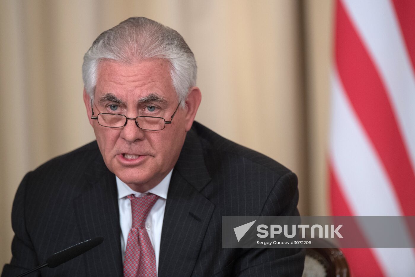 News conference by Russian Foreign Minister Sergei Lavrov and U.S. Secretary of State Rex Tillerson
