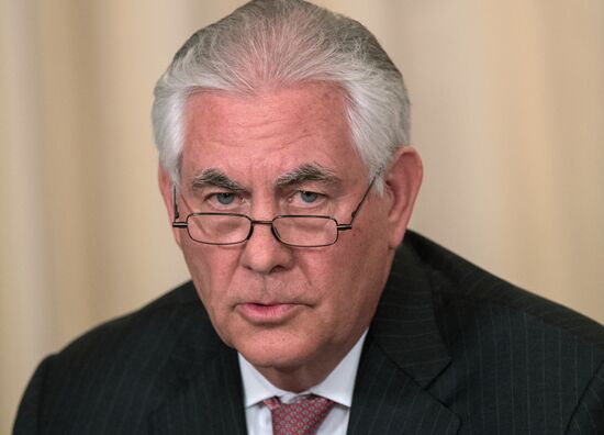 News conference by Russian Foreign Minister Sergei Lavrov and U.S. Secretary of State Rex Tillerson