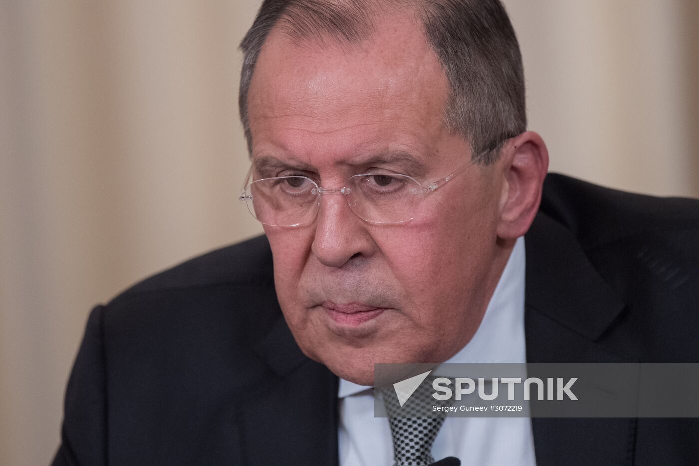 News conference by Russian Foreign Minister Sergei Lavrov and U.S. Secretary of State Rex Tillerson
