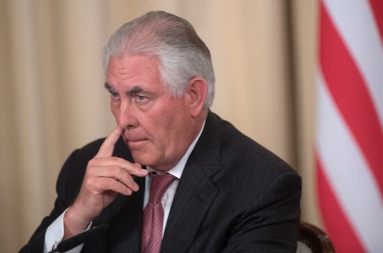 News conference by Russian Foreign Minister Sergei Lavrov and U.S. Secretary of State Rex Tillerson