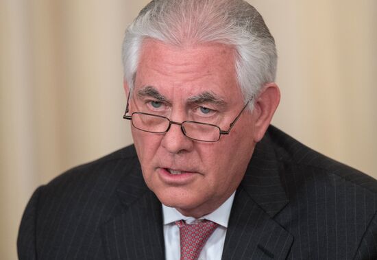 News conference by Russian Foreign Minister Sergei Lavrov and U.S. Secretary of State Rex Tillerson