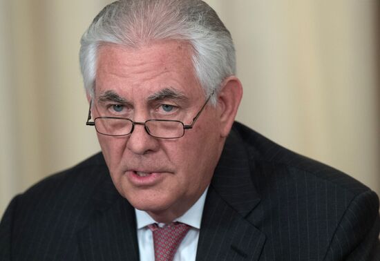 News conference by Russian Foreign Minister Sergei Lavrov and U.S. Secretary of State Rex Tillerson