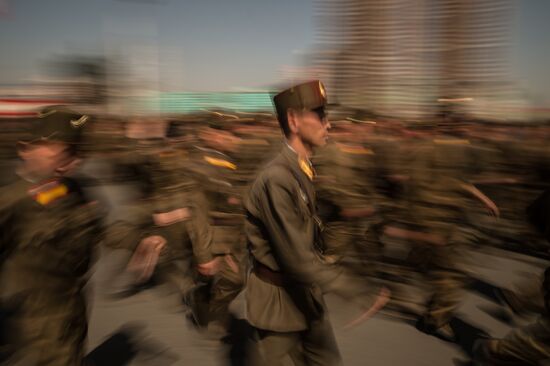 Opening of new residential area on Ryomyong Street in Pyongyang