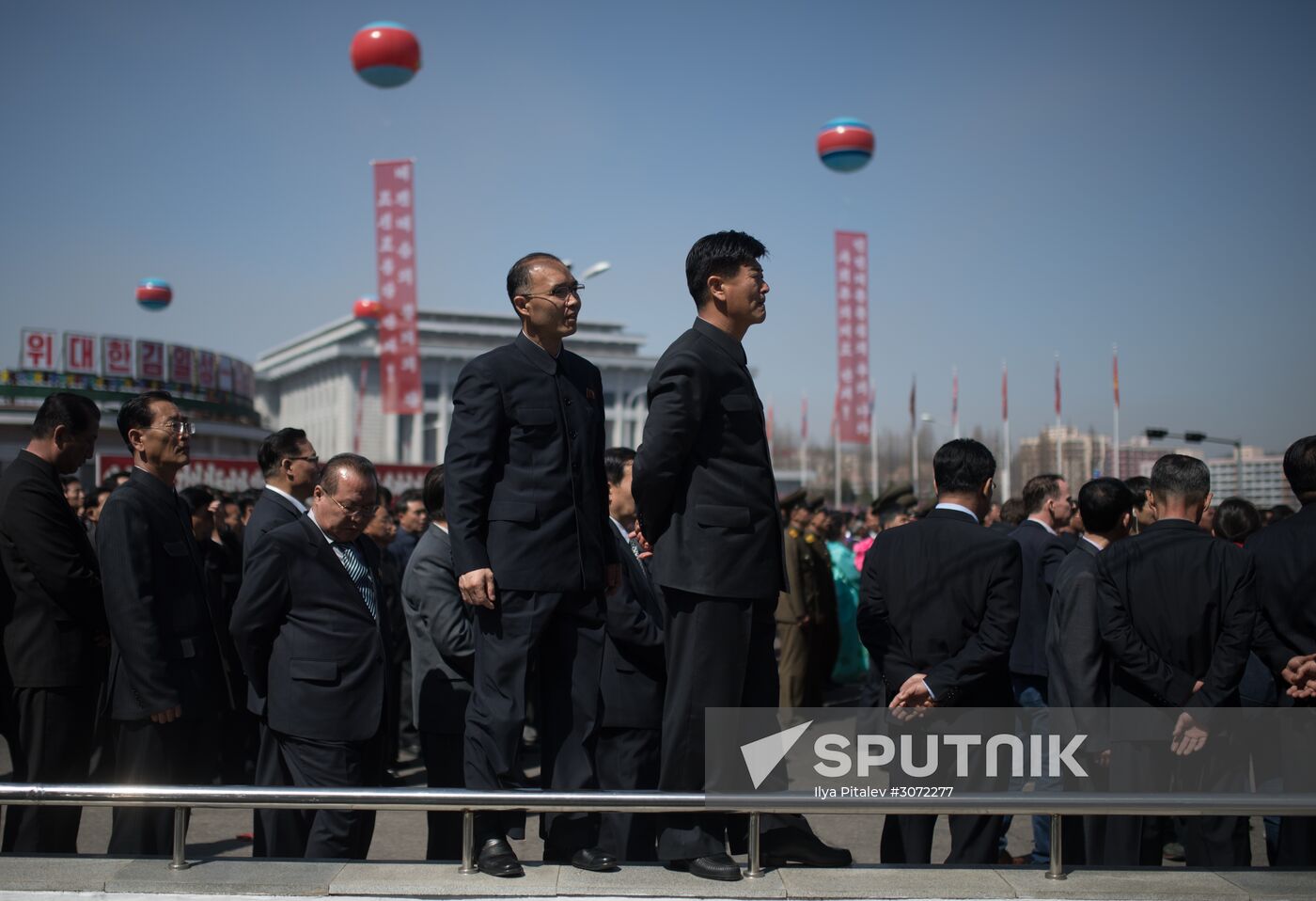 Opening of new residential area on Ryomyong Street in Pyongyang