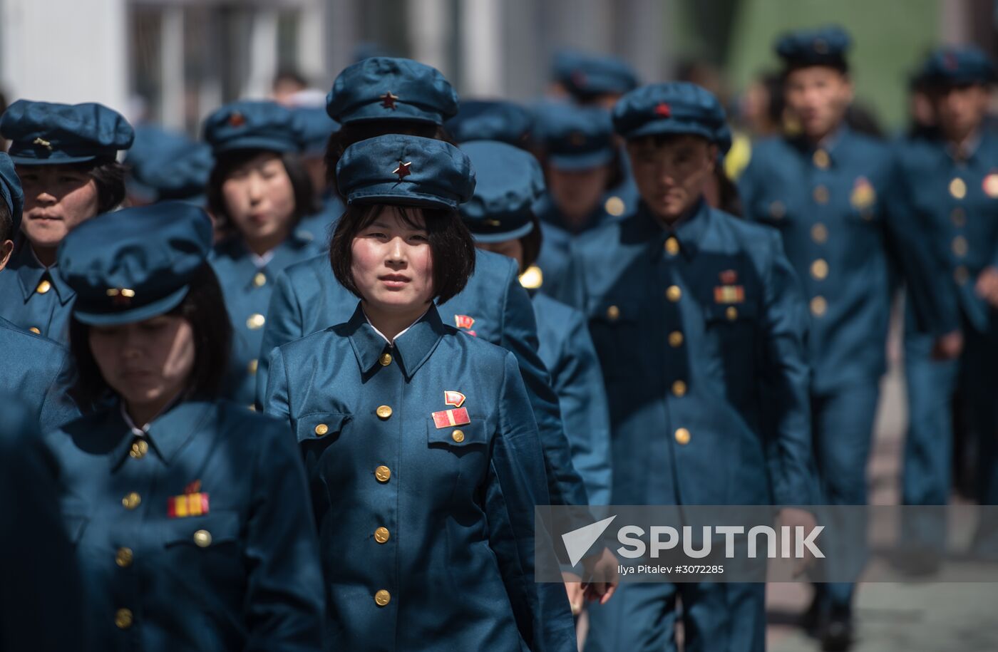 Opening of new residential area on Ryomyong Street in Pyongyang