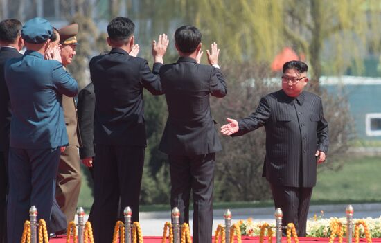 Opening of new residential area on Ryomyong Street in Pyongyang