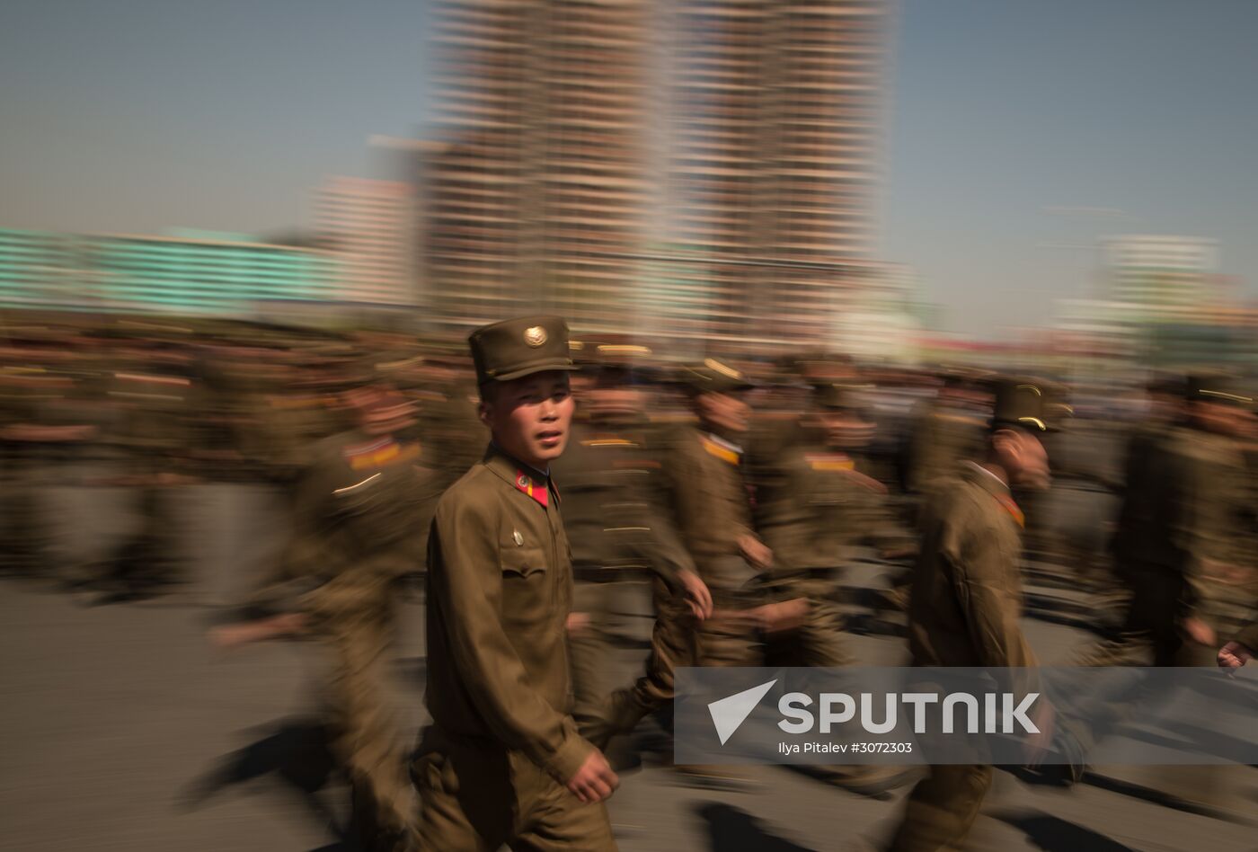 Opening of new residential area on Ryomyong Street in Pyongyang
