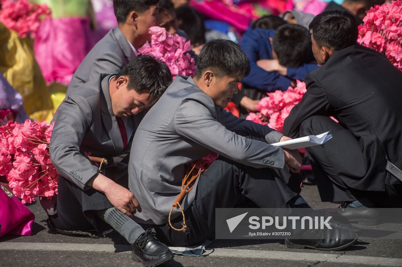 Opening of new residential area on Ryomyong Street in Pyongyang