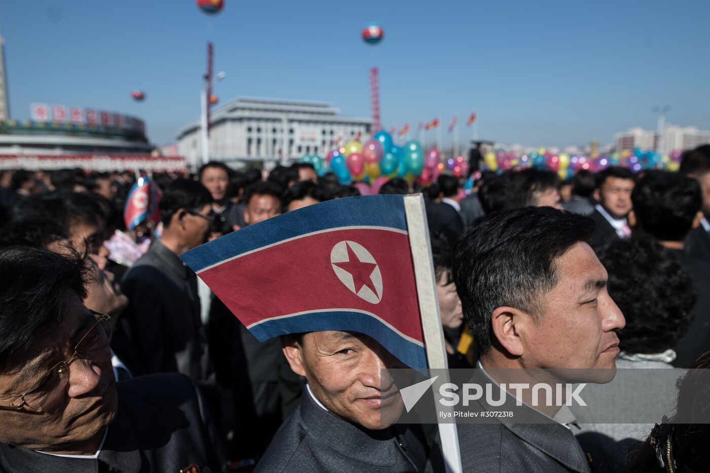 Opening of new residential area on Ryomyong Street in Pyongyang
