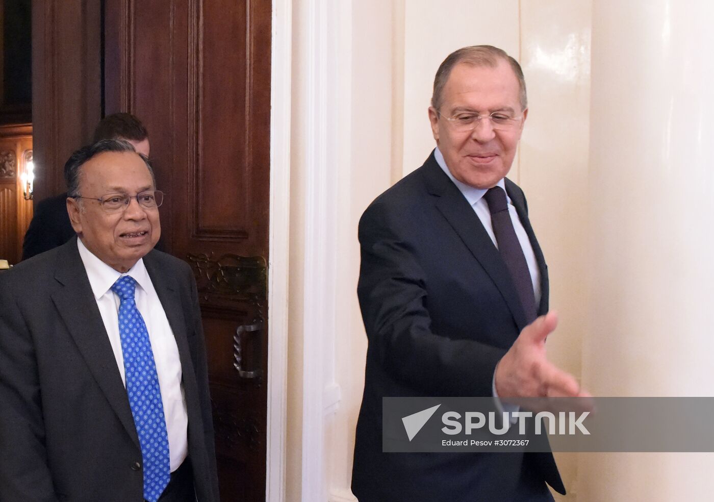 Russian Foreign Minister Sergei Lavrov meets with Foreign Minister of Bangladesh Abul Hassan Mahmud Ali