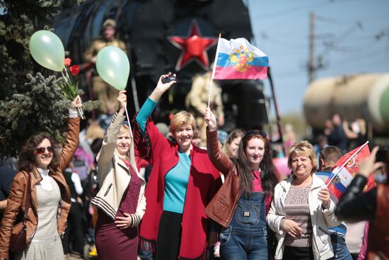 73rd anniversary of liberation of Simferopol from German Nazi occupation