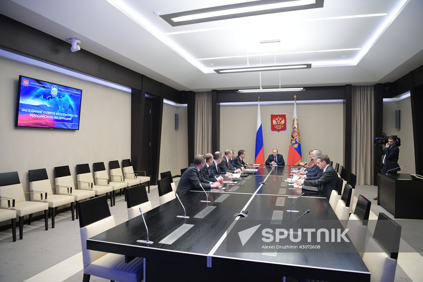 Russian President Vladimir Putin holds Security Council meeting