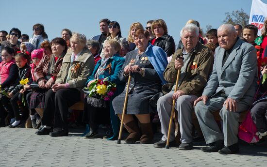 73rd anniversary of liberation of Simferopol from German Nazi occupation