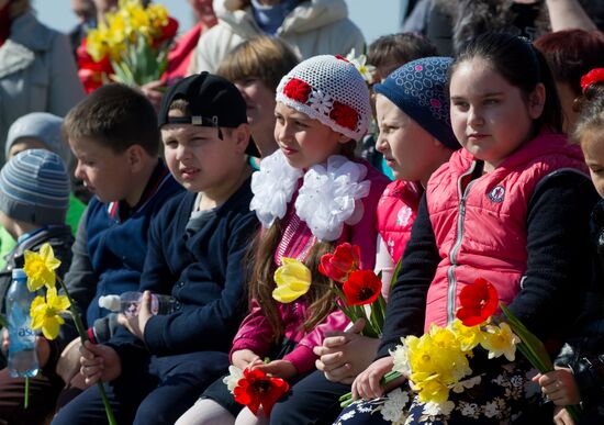 73rd anniversary of liberation of Simferopol from German Nazi occupation