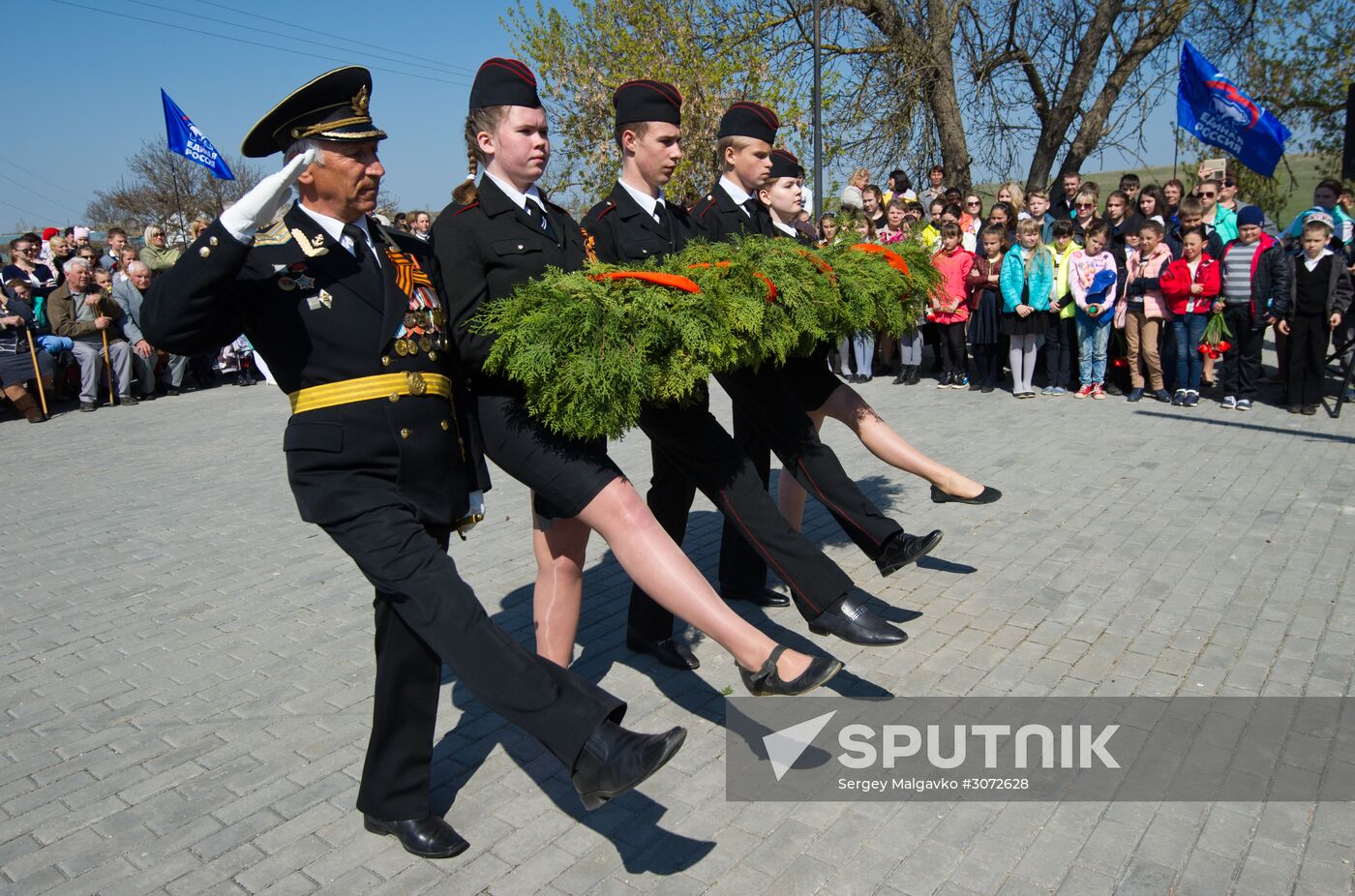 73d anniversary of liberation of Simferopol from Nazi invaders