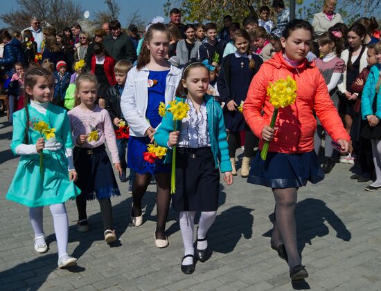 73d anniversary of liberation of Simferopol from Nazi invaders