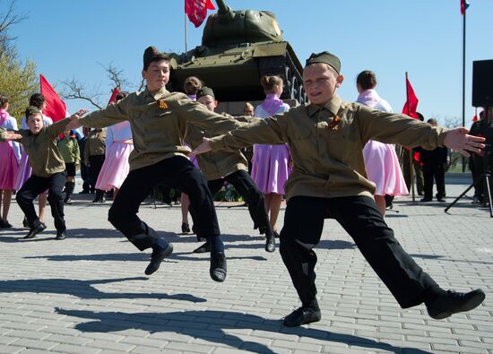 73d anniversary of liberation of Simferopol from Nazi invaders