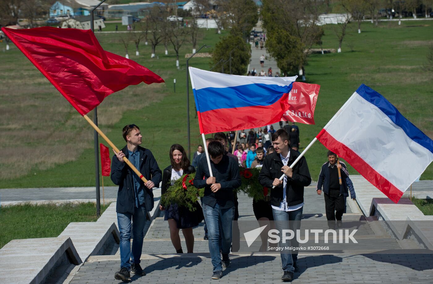 73d anniversary of liberation of Simferopol from Nazi invaders