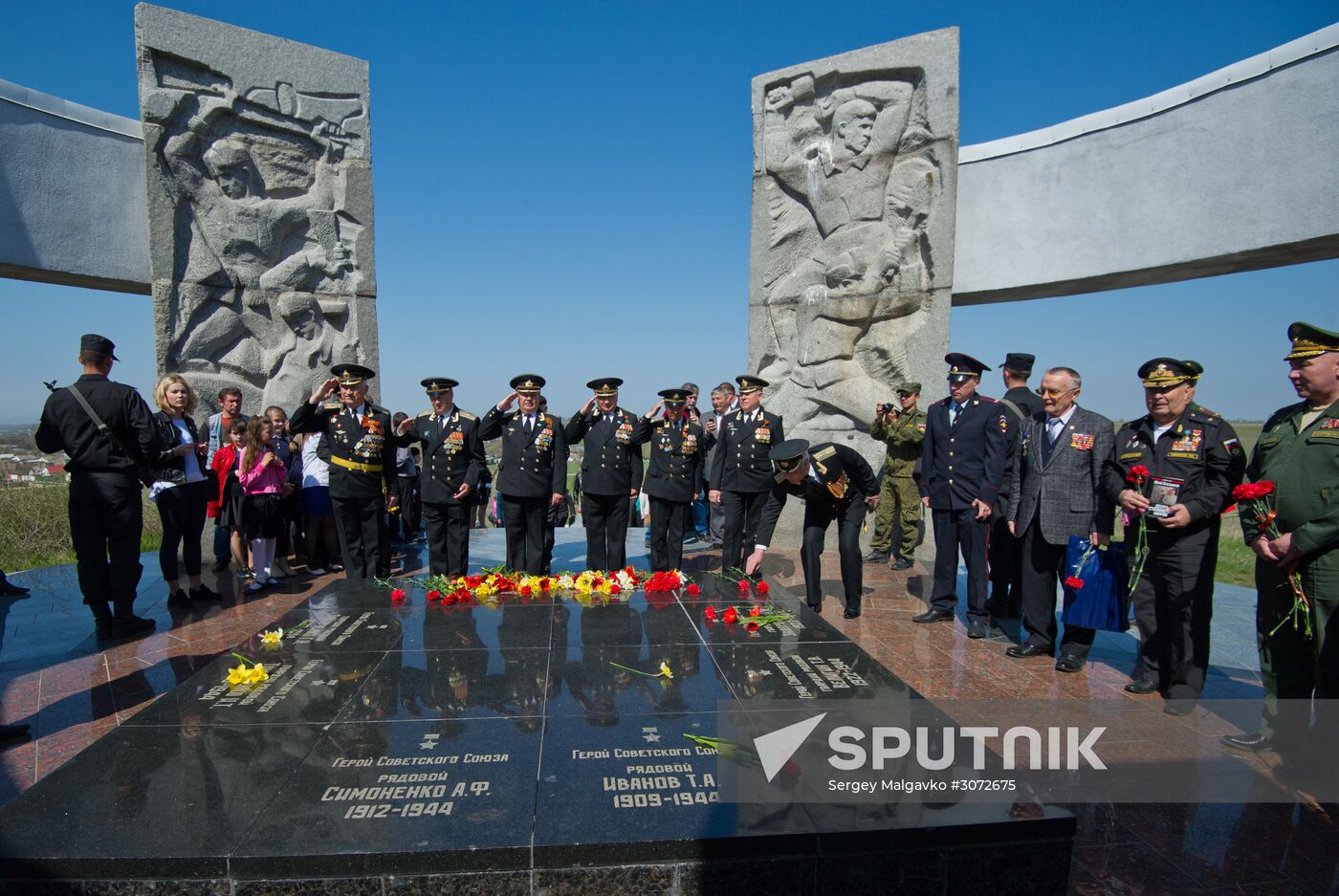 73d anniversary of liberation of Simferopol from Nazi invaders