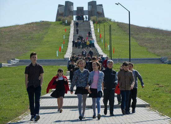 73d anniversary of liberation of Simferopol from Nazi invaders