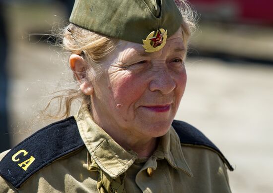 73d anniversary of liberation of Simferopol from Nazi invaders