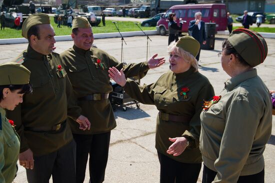 73d anniversary of liberation of Simferopol from Nazi invaders