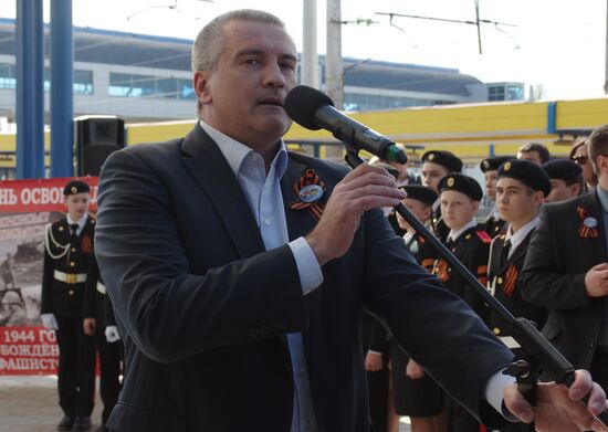 73d anniversary of liberation of Simferopol from Nazi invaders