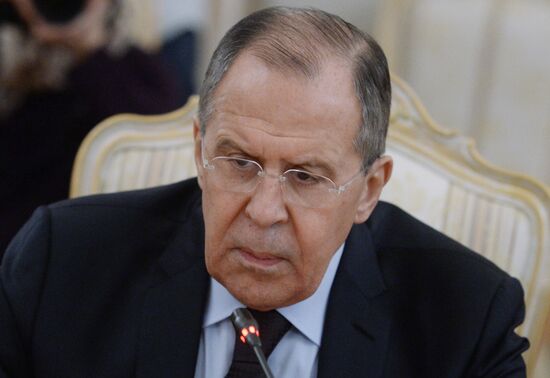 Russian Foreign Minister Lavrov meets with Syrian counterpart Walid al Muallem