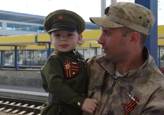 73d anniversary of liberation of Simferopol from Nazi invaders