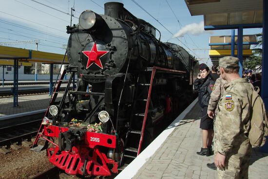 73d anniversary of liberation of Simferopol from Nazi invaders